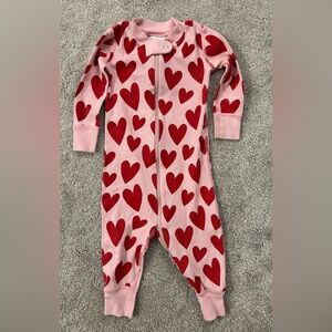 Hanna Andersson Heart Pajamas - 6-12 months